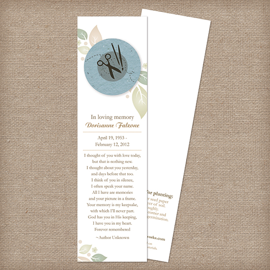 Crafter Memorial Bookmarks