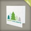 Simple and modern, these unique square seed paper holiday cards are embedded with seeds and will help your brand get noticed this holiday season.