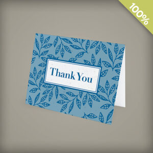 Classic Leaves Plantable Business Thank You Cards