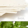 This 11 x 17 Cream Basil Plantable Seed Paper is 100% eco-friendly and embedded with wildflower seeds.