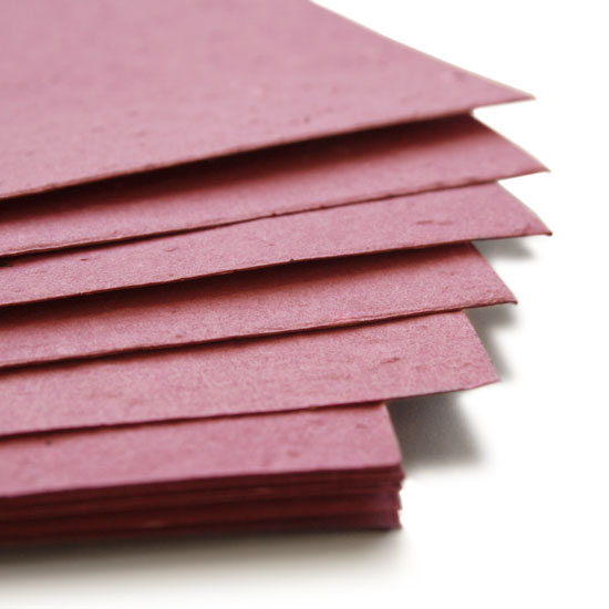 This eco-friendly 11 x 17 Berry Purple Plantable Seed Paper is embedded with wildflower seeds.