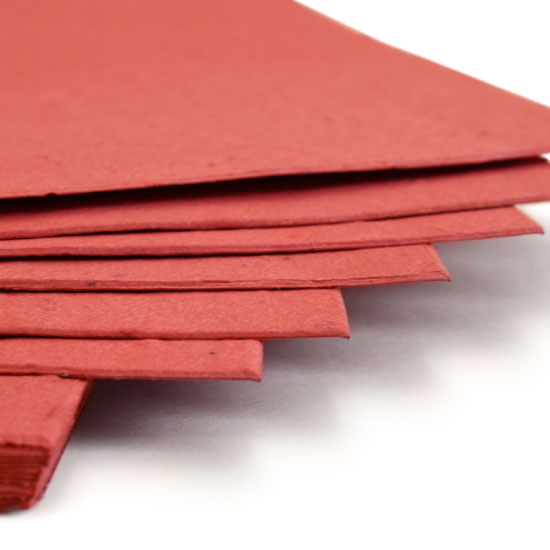 This 11 x 17 Brick Red Plantable Seed Paper can be planted to grow wildflowers.