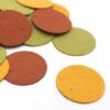 Decorate your Thanksgiving table with this eco-friendly biodegradable confetti in autumn colors.