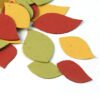 When the party is over, you can plant this autumn leaf biodegradable confetti to grow wildflowers.