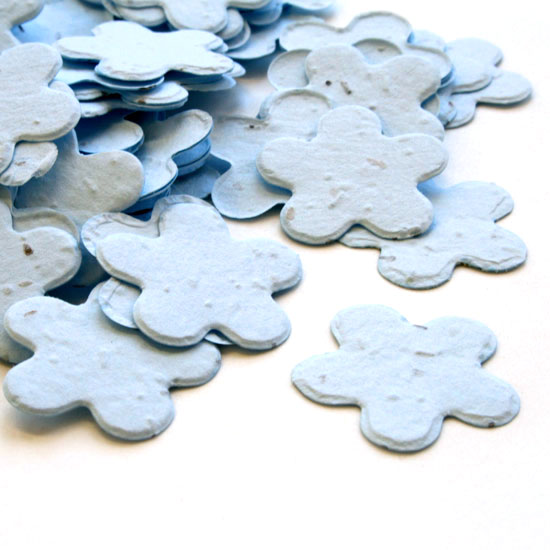 This biodegradable confetti in blue is eco-friendly, fun and so memorable!
