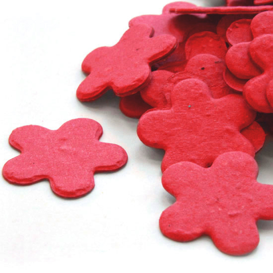 This Plantable Confetti in Bright Red is eco-friendly, fun and so memorable!
