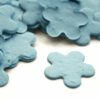 This cornflower blue biodegradable confetti is perfect for an eco-friendly wedding.