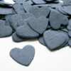 Guests can take this Heart Shaped Plantable Seed Paper Confetti in French Blue home to plant and grow wildflowers!