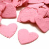 Guests can plant this hot pink biodegradable confetti to grow wildflowers.