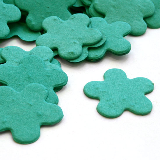 This biodegradable confetti embedded with seeds is perfect for an eco-friendly wedding or a green baby shower.