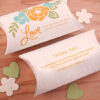 These Plantable Wedding Favor Pillow Boxes are a beautiful, eco-friendly way to package your favors.