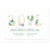 Your guests can plant these Floral Letters Plantable Wedding Invitations to grow their own bouquet of wildflowers.