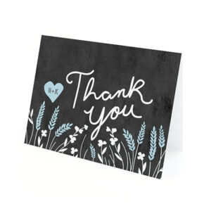 Recipients will be able to plant these Prairie Love Seed Paper Thank You Cards to grow wildflowers.