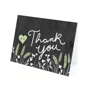 Recipients will be able to plant these Prairie Love Seed Paper Thank You Cards to grow wildflowers.