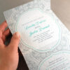 Seal and Send Wedding Invitations are the most eco-friendly invitation options around. With the RSVP and invite in one plantable piece, you won't even need to waste envelopes!