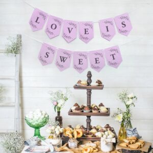 The guest or guests of honor can plant the Custom Plantable & Eco-friendly Party Banner Bunting: Seeds Of Love and grow a garden of wildflowers in celebration.