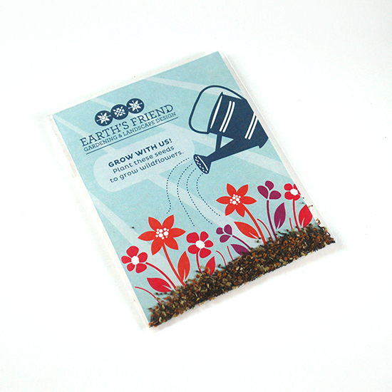 These Single Sided Wildflower Seed Packet Promotions are a fun and eco-friendly way to promote your company and brand.