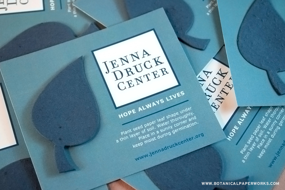 Jenna Druck Center seed paper giveaways case study
