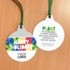 Merry and Bright Christmas Ball Ornaments