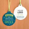 Encourage clients and colleagues to have a GREEN Christmas and promote your corporate sustainability with these charming All Your Christmases Seed Paper Ball Ornaments.