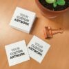 Eco-friendly and plantable, the special business cards have a unique square shape and will represent your brand in a modern and stylish way!