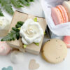Wheather fill with sweet treats, confetti or a gift, these plantable boxes will add the gift of flowers to your wedding favors.