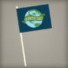 Celebrate Earth Day with these Earth Day Seed Paper Promotional Flags that reduce waste and share a fun, earth-friendly message that grows when planted in soil.
