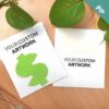 Custom Flat Card Seed Paper Giveaways
