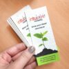 This plantable bookmark is pre-designed and ready-to-order! Simply send us your logo and message and we'll customize the template just for you.