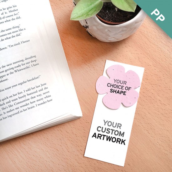 Small eco bookmarks with shape