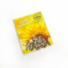 Share sunflower seeds for a cheerful spring or summer promotion.