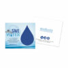 Designed to encourage water conservation, these unique Water Conservation Plantable Droplet Cards feature a royal blue water droplet on the front with a custom message and URL as well as your logo on the back.