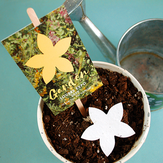These Wildflower Planting Sticks are perfect for spring and summer!