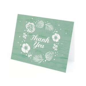 These Winter Wonderland Plantable Thank You Cards are made with eco-friendly materials that are infused with wildflower seeds that grow a garden of beautiful blooms when planted in a pot or garden.