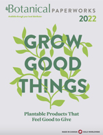 The cover of the 2022 Plantable Promotions Catalog that says Grow Good Things