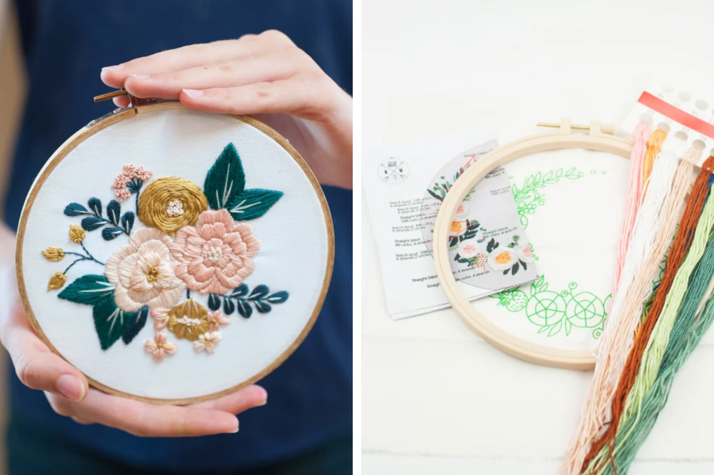 DIY embroidery kit
