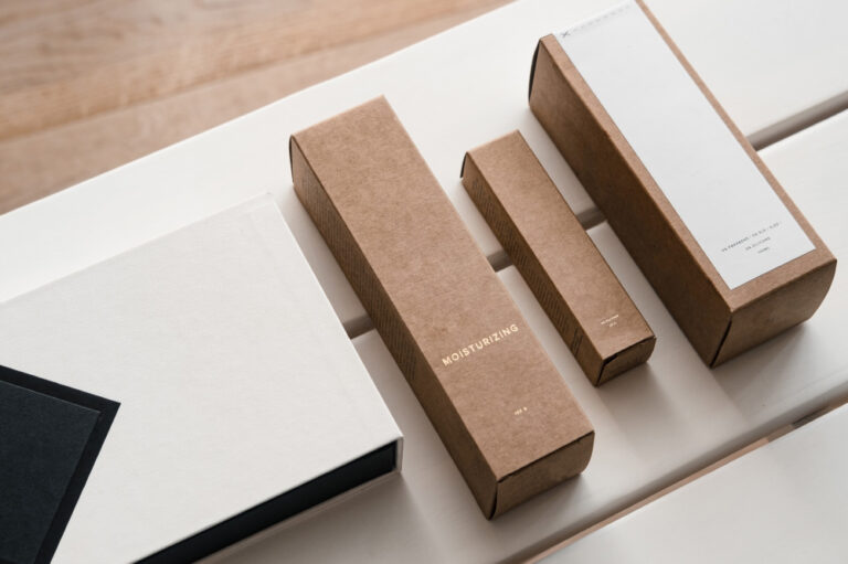 Kraft paper product boxes