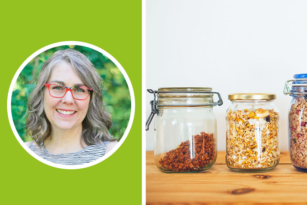 Heidi's favorite eco-friendly items: refillable jars