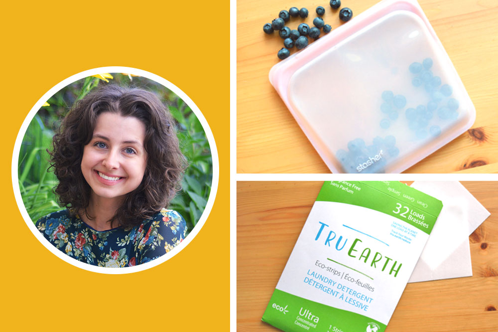 Larysa's favorite eco-living products: Stasher bag and TruEarth laundry strips