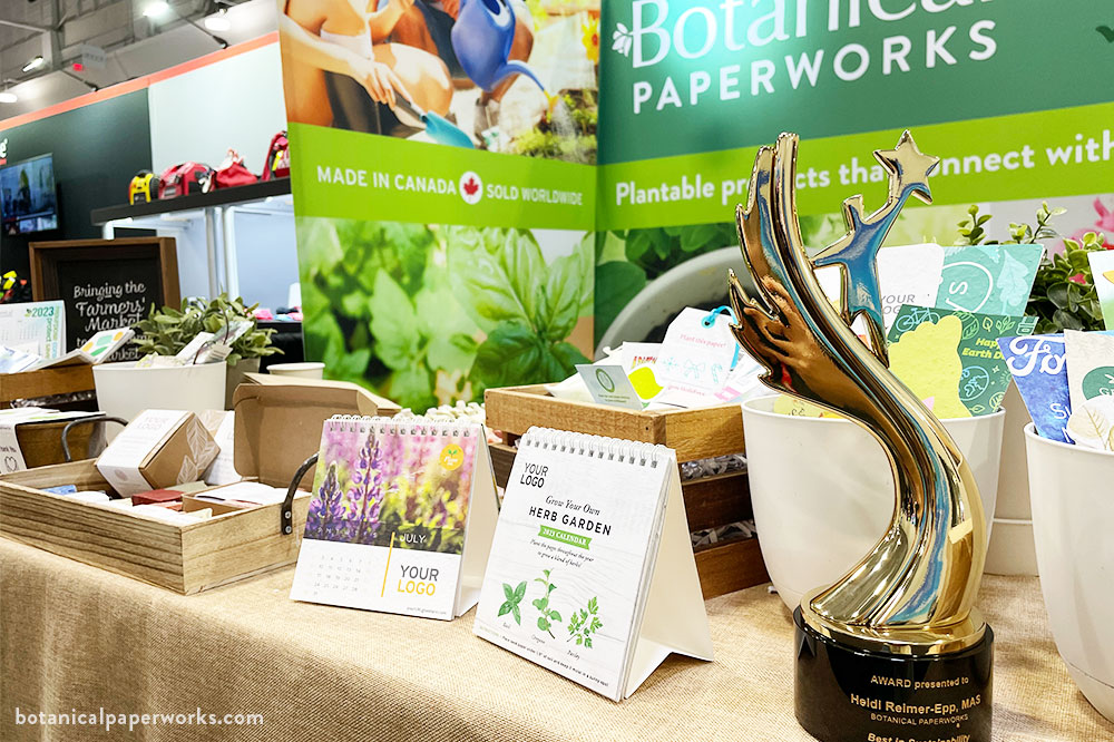 PPPC Best In Sustainability Award given to Botanical PaperWorks at Natcon 2022