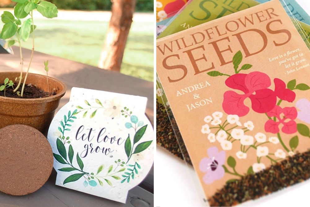 wildflower planting kit and seed packets from Botanical PaperWorks