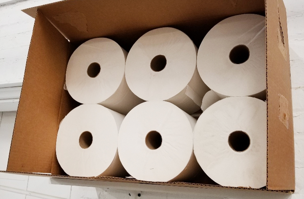 paper towel rolls