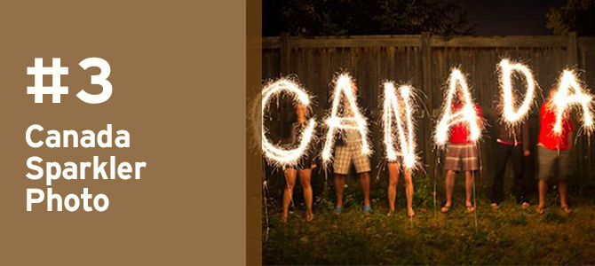 Celebrate #Canadas #birthday in a big way with this unique #sparkler idea! Find MORE Canada Day celebration ideas here.