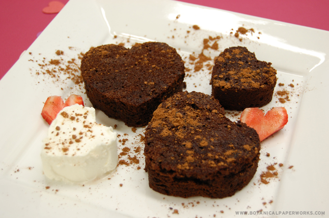 Botanical PaperWorks Valentine's Day Flourless Chocolate Cake Recipe