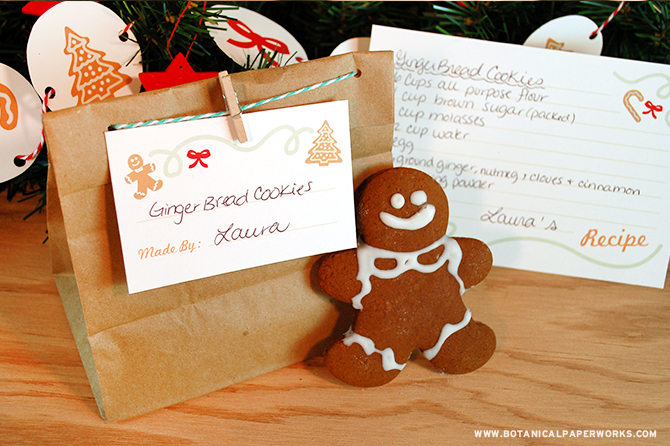 If you and your friends, family or co-workers are having a Christmas baking exchange in the upcoming weeks, these free printables will decorate them in a charming and budget-friendly way.