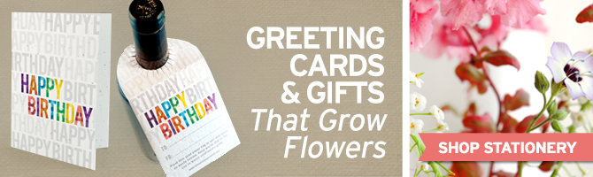 Browse through tons of seed paper greeting cards and gifts by BotanicalPaperWorks.com