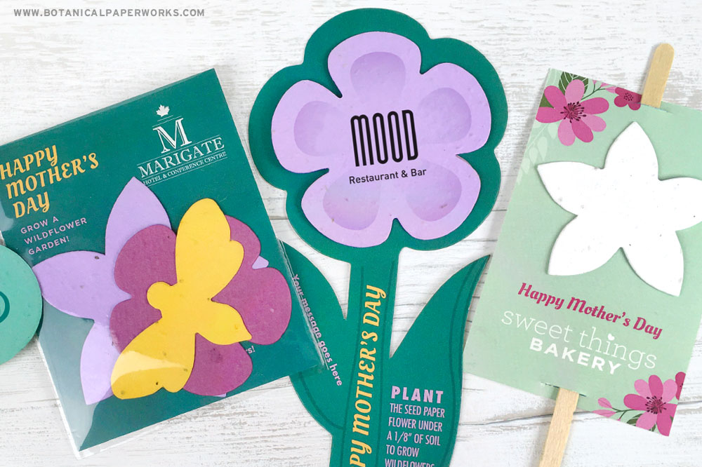 Custom design any seed paper promotion for Mother's Day