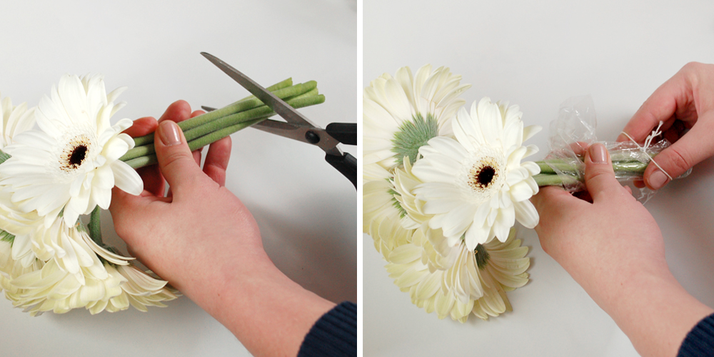 Learn how to make plantable bouquet holders for Mother's Day.