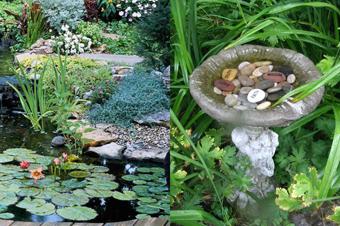 Take a look at this blog post to find out how to make your own tranquil #memorialgarden to heal from a loss.