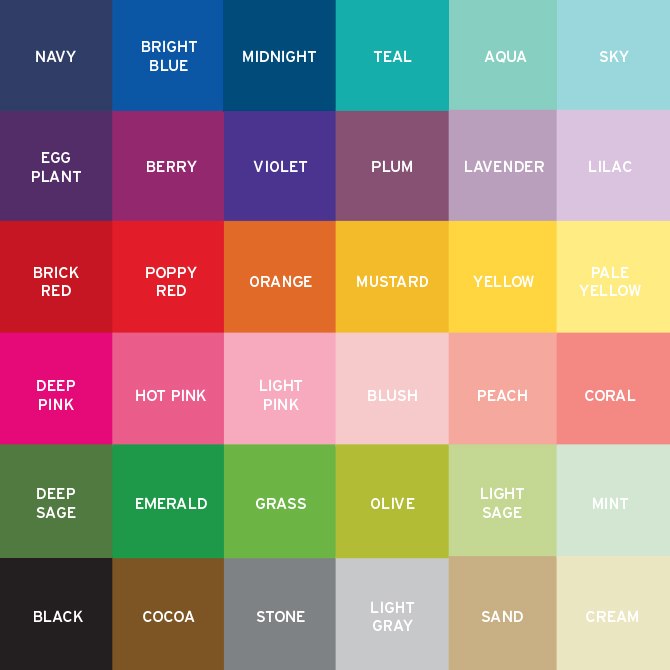 Our swatch library is filled with some of the most beautiful and trendy colours for #seedpaper #weddinginvitations. Learn more about our FREE custom color option for your #weddingstationery.
